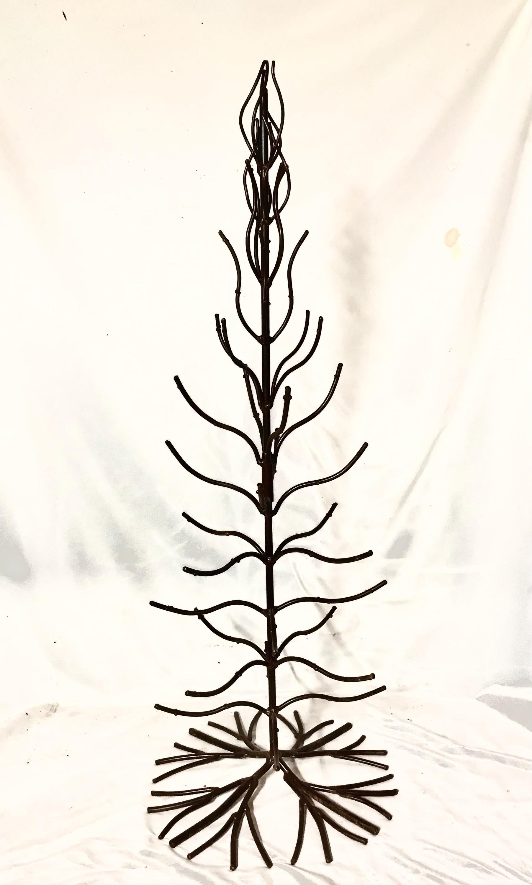 Metal Ornament Tree, Original Twig Tree, Four Foot Tall.