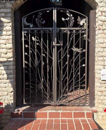 Double Iron Gate, Original Woodland Gate, 70 Inches Tall