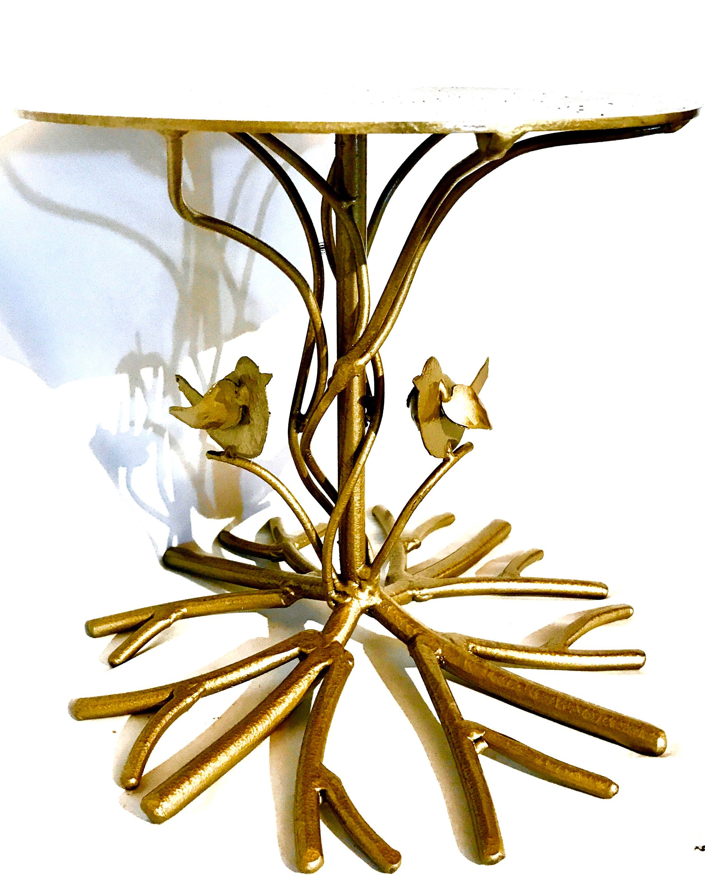 Tree of Life Cake Stand: Steel Wedding Dessert Display (10 inch)