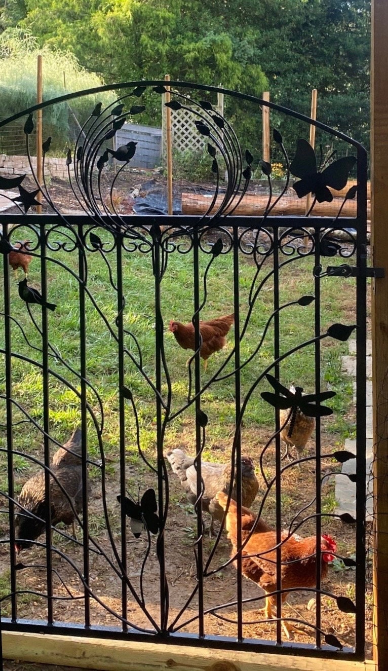 Iron Garden Gate, Original Woodland Gate, Five Foot (60 Inch Tall)