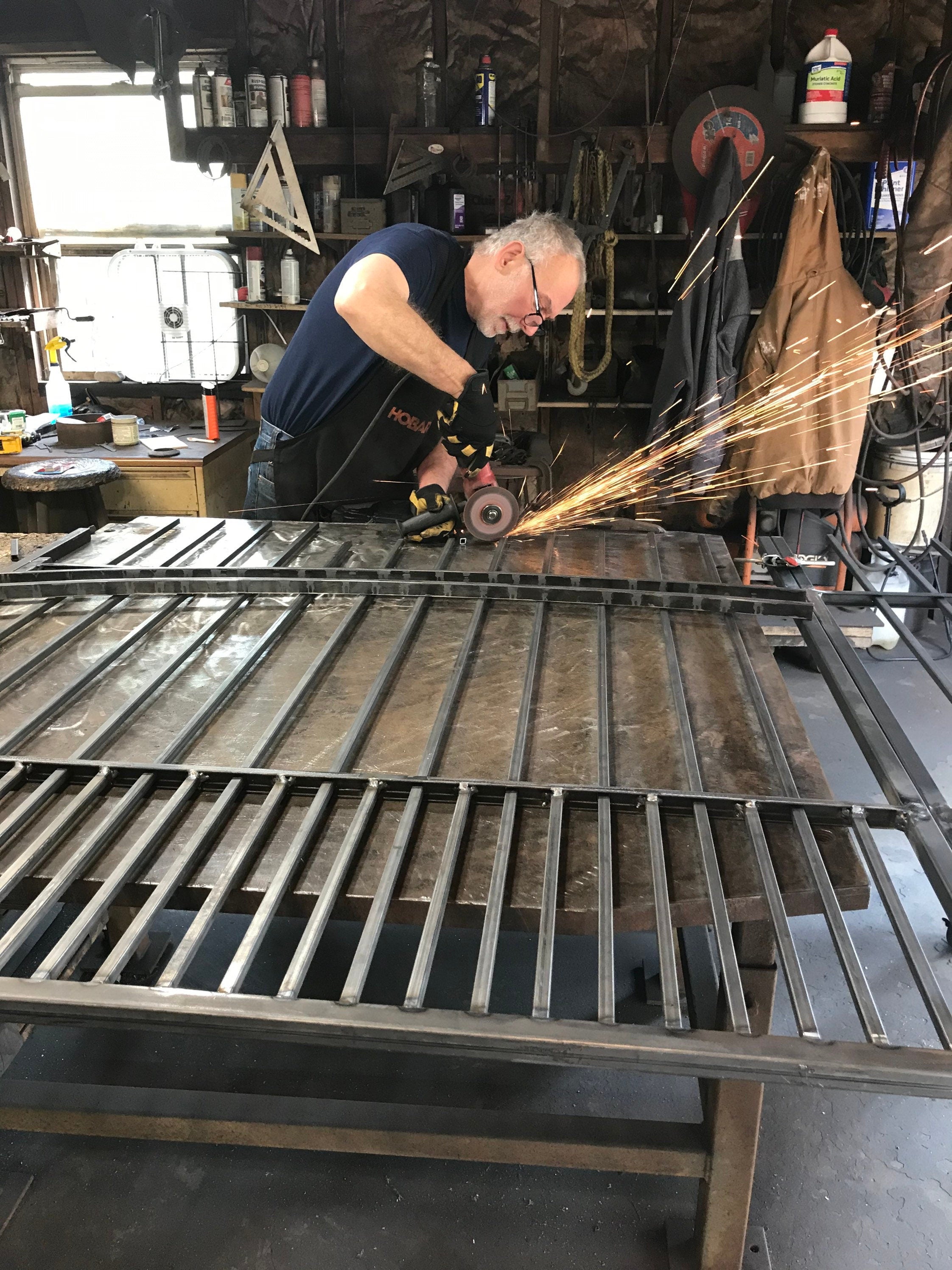 Iron Garden Gate, Original Woodland Gate, Five Foot (60 Inch Tall)