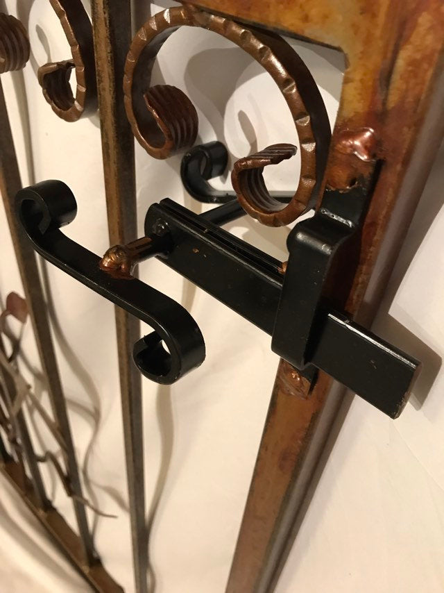 Iron Woodland Garden Gate: Handcrafted Steel, 3x4 ft